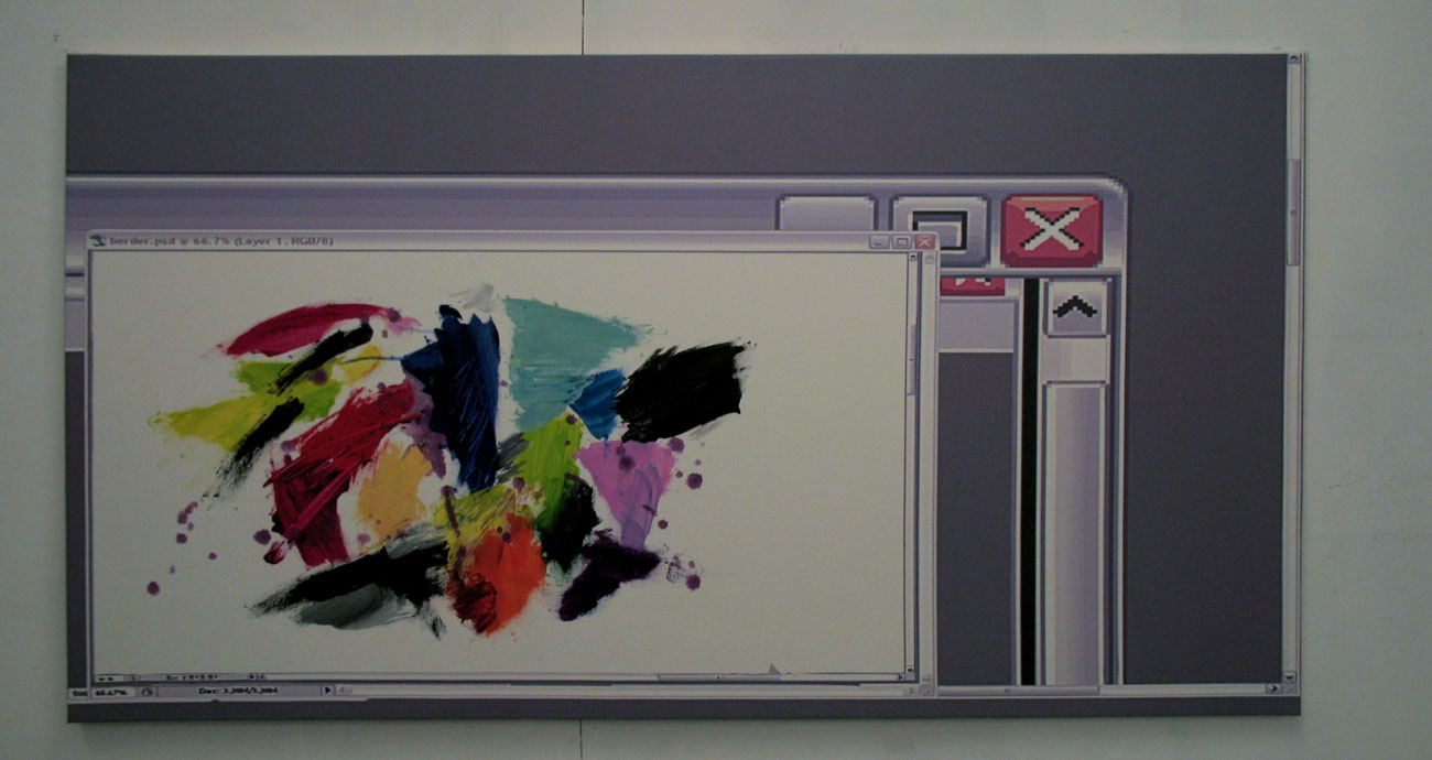 image of canvas presenting photoshop gui